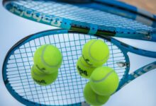 Tennis rackets of professional players