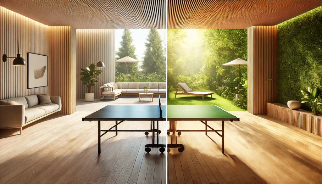 Indoor or Outdoor Ping Pong Table