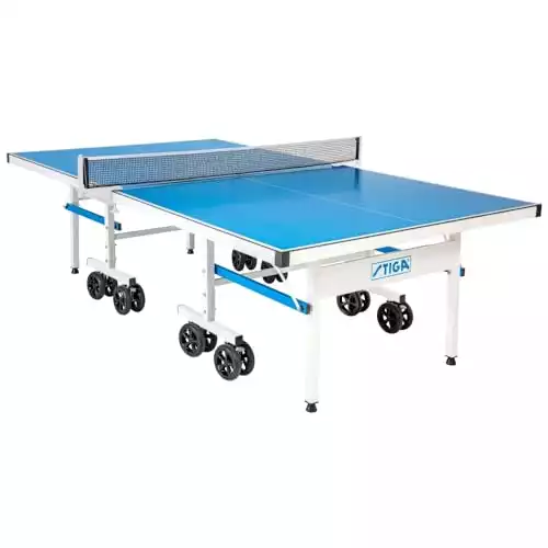 STIGA XTR Professional Outdoor Table Tennis Tables – All Weather Aluminum Waterproof Outdoor or Indoor Design